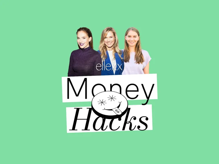 Patrizia Laeri, Nadine Jürgensen, and Céline Meier, instructors of the ellexx Money Hacks course.